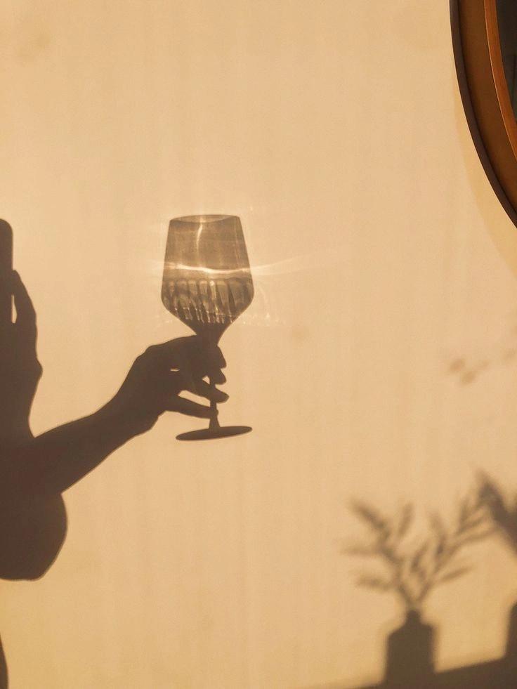 Reflet d'un verre de vin - caviste en ligne